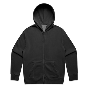 LOOSE FIT FADED MID WEIGHT FADED ZIP HOOD