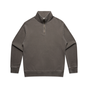 LOOSE FIT FADED HALF ZIP